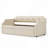 Upholstered Daybed With Trundle, Wood Slat Support,Upholstered Frame Sofa Bed-198155624