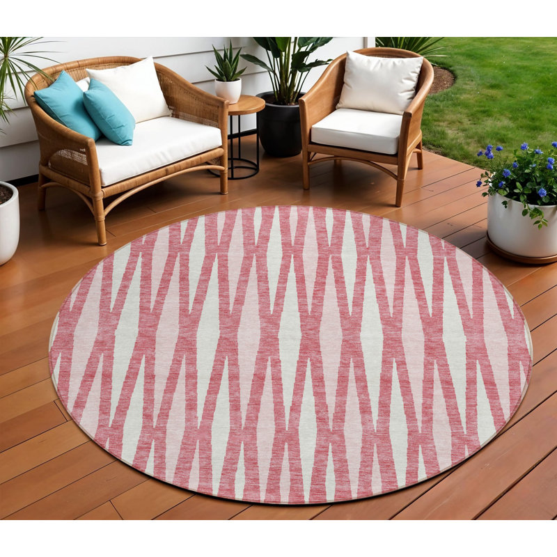 Tapis rond d'intérieur 8 po