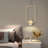 Rectangle Pendant Light Modern LED Lamp