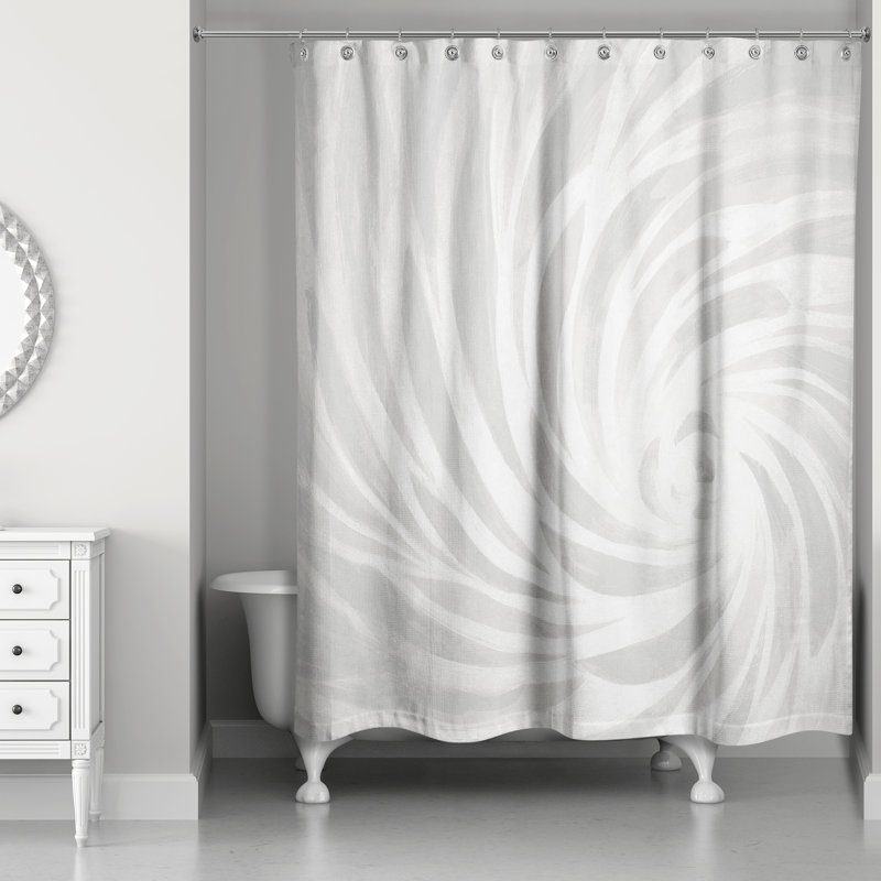 Rideau de douche Ruggeri, Gris clair
