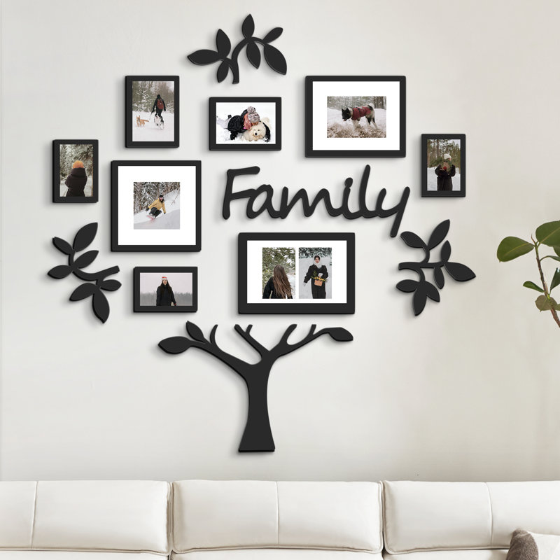 Family Tree Picture Frame Wall Decor Set