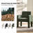 Natalie Modern Upholstered Fully Assemble Dining Chair with Solid Wood Legs-234429133