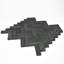 Highland 1" x 3" Basalt Chevron Mosaic Wall & Floor Tile
