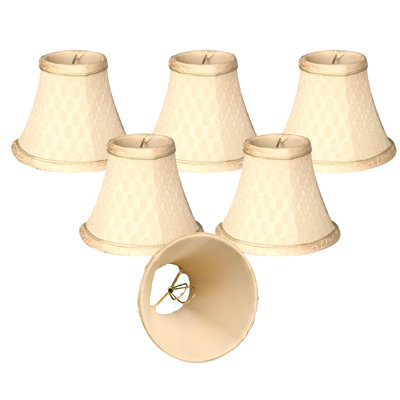 5'' H Silk Bell Candelabra Shade