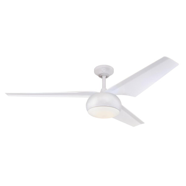 Brayden Studio® Van Horne 56 Ceiling Fan with LED Lights | Wayfair Van Horne 56 Ceiling Fan with LED Lights