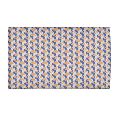 Chenille Geometric Indoor Rug