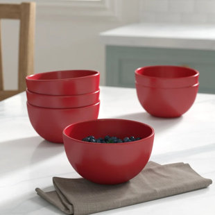 Mora Ceramic Large Mixing Bowls - Set of 2 Nesting Bowls for Cooking, Serving, Popcorn, Salad Etc - Microwavable Kitchen Stoneware, Oven, Microwave