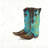 cowboy boots - 32"x32" art on canvas