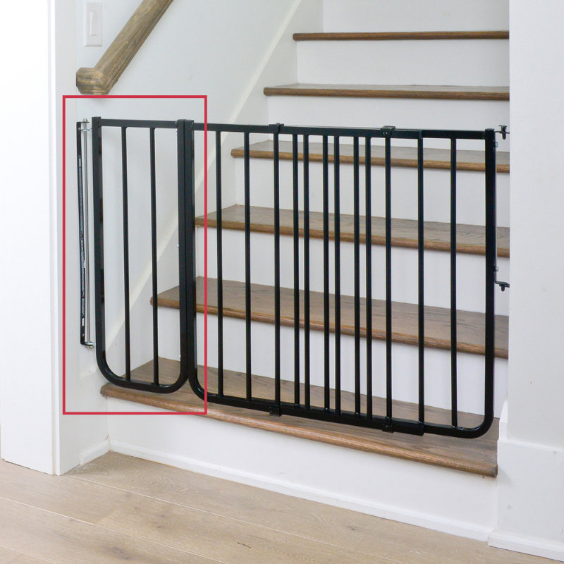 Cardinal Gates Stairway Special/Autolock 10.5" Extension (Model BX1), Black
