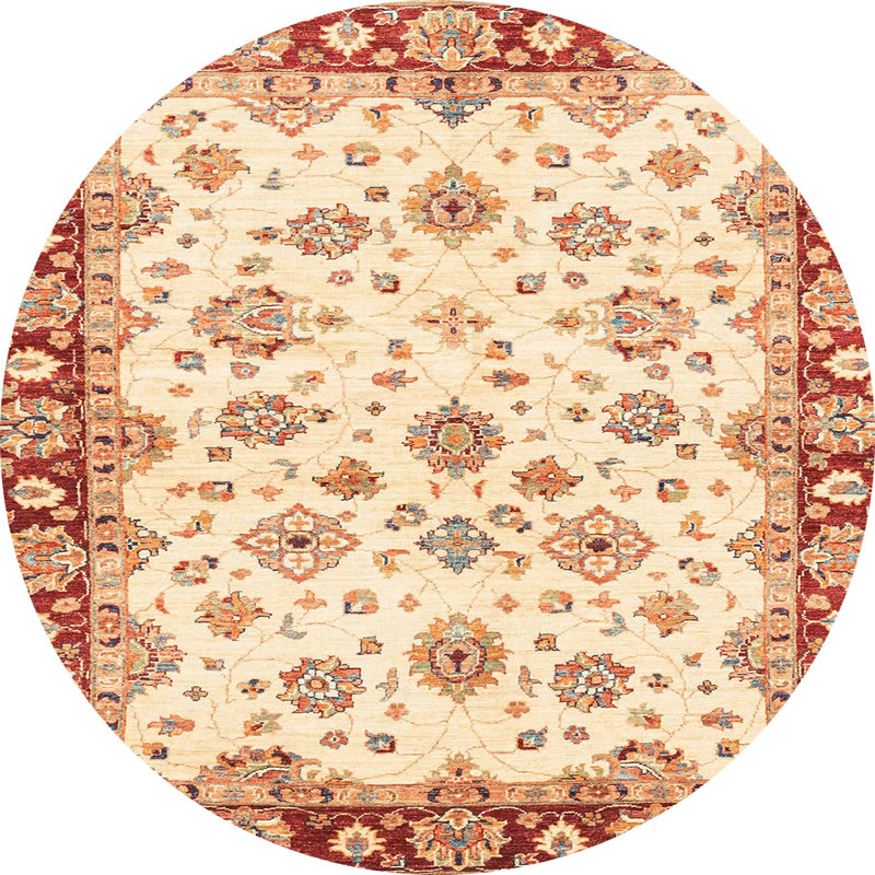 Tapis abstrait moderne 3539, Rond 6 pi