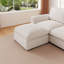 Canapés modulaires confortables en chenille, conception modulaire pour salon moderne