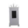 Hermes 19'' Single Bathroom Vanity with Carrara Marble Top