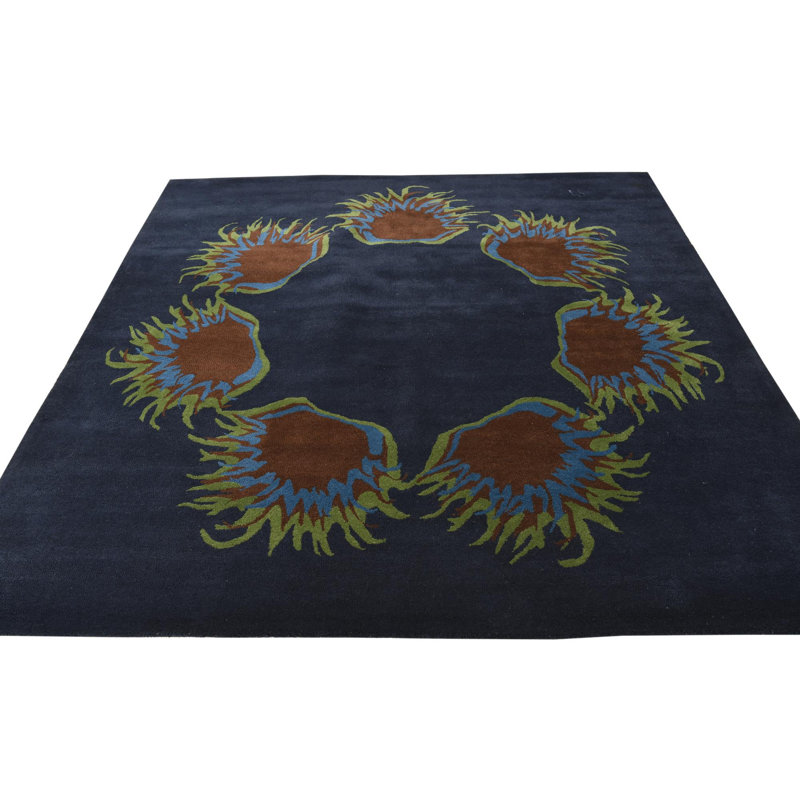 Tapis bleu marine 8 pi Pineland