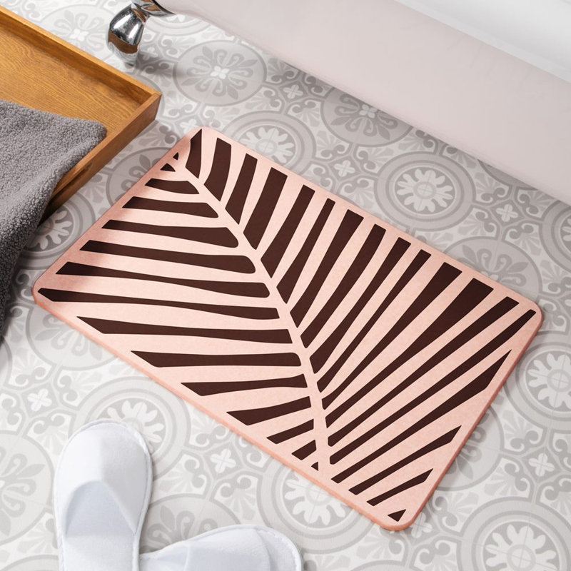 Non-Slip Bath Rug, Pink