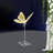 31.5 Inch Modern Wedding Electric Butterfly Floor Lamp Wedding Road Guide LED Standing Lamp Gold Warm-1523204501
