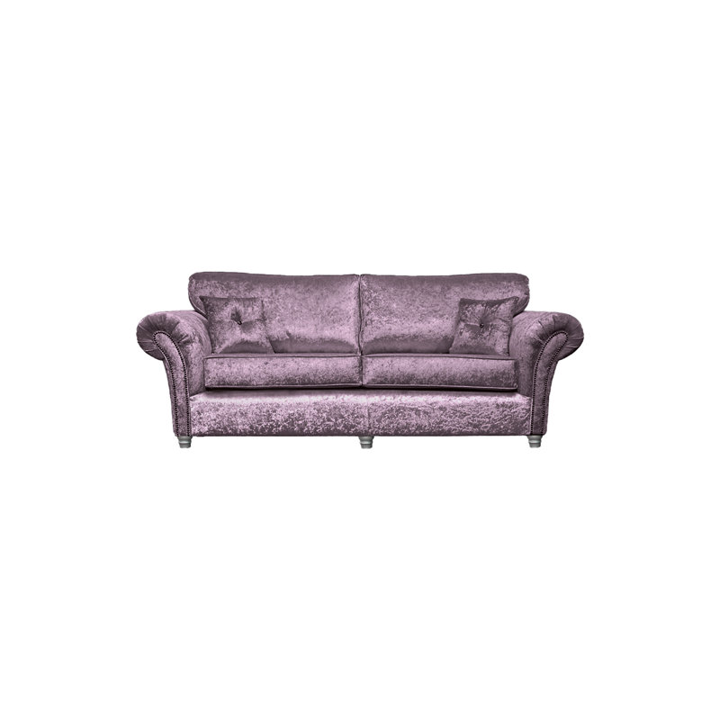 Maritza 3 Seater Sofa, Purple, Grey