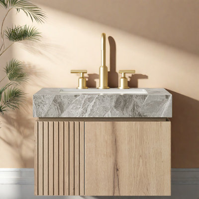 Meuble-lavabo et lavabo peu encombrant, 24 po