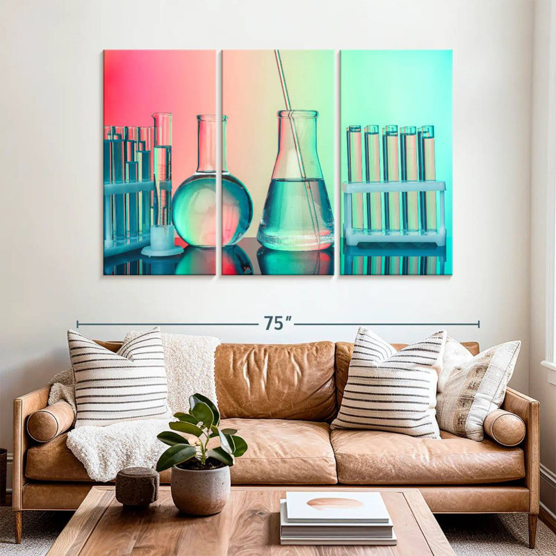 Keiri Chemistry, 42" H x 65" W