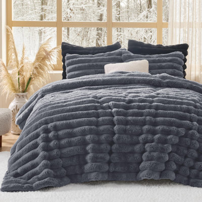 Bedsure Faux Fur Comforter Set
