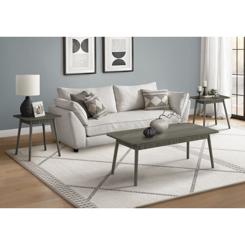 Ensemble de table (seulement avec table basse), Gray
