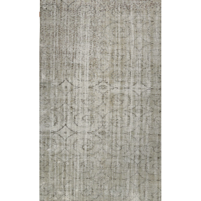 Tapis contemporain gris, Rectangle 6 pi x 9 pi