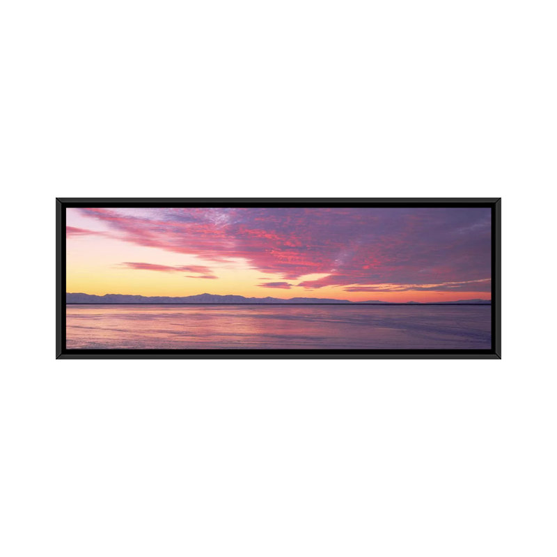par Panoramic Images - Reproduction de photo sur toile, H 12 po x l 36 po x P 1,5 po, Toile avec cadre noir