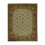 Aubusson Wool Oriental Area Rug