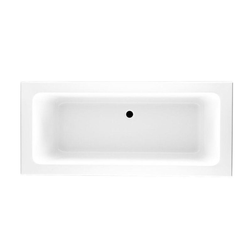 Almeria x Soaking Acrylic Bathtub, 45cm H x 170cm W x 75cm D
