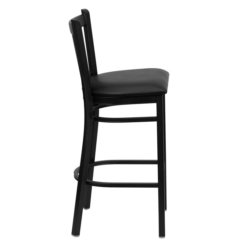 Tabouret de bar Lyman, Noir, Tabouret de bar (assise de 30 po de hauteur), 2