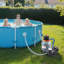 Pompe à filtre à sable 12 po pour piscines hors terre 1/3 HP 2650 GPH Débit