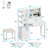 Kelila Makeup Vanity Desk with Lighted Mirror and Charging Station-1831937953