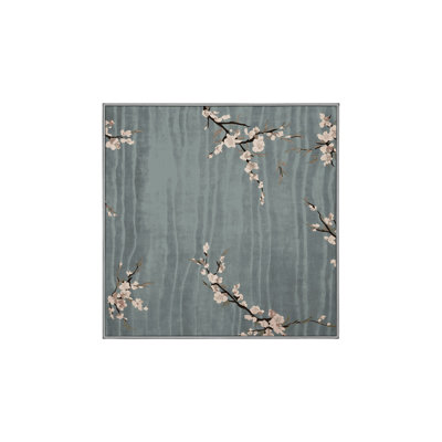 Tapis gris lavable à la machine