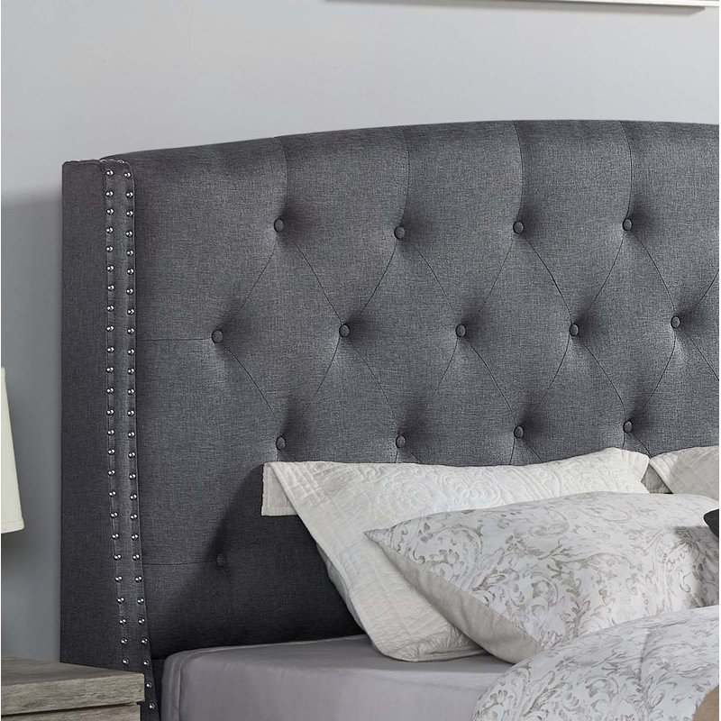 Odeen 3-Piece Bedroom Set, Queen, Gray/White Nightstandsss