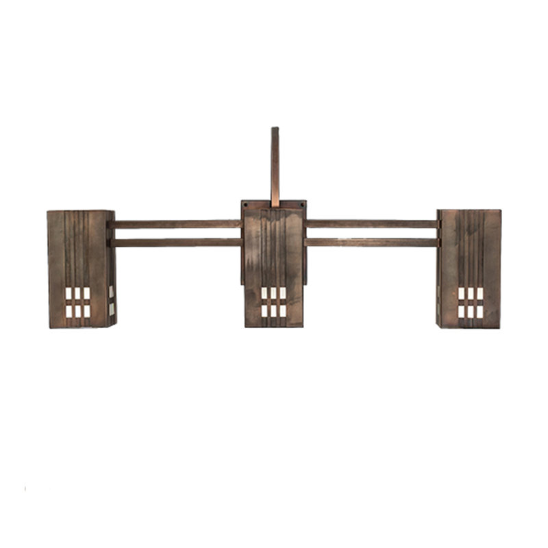 Hirshfield Solid Brass 3 - Light Armed Sconce