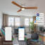 Ventilateur de plafond intelligent avec lumière Geddies