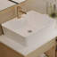 Petit meuble-lavabo flottant simple 31,5 pouces avec lavabo