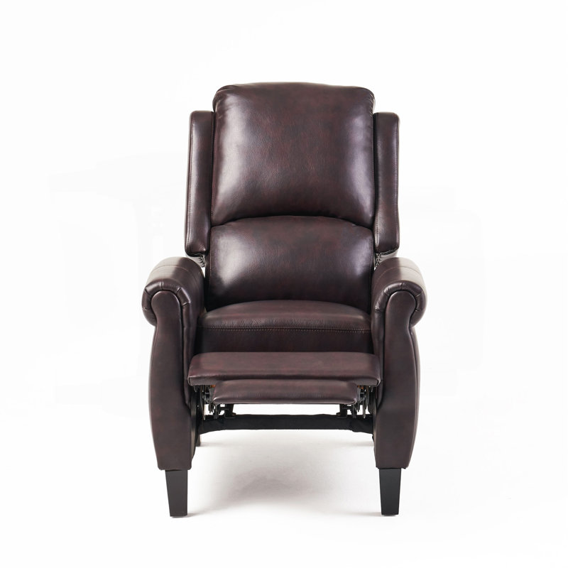 Comfortable And Stylish Recliner For Ultimate Relaxation In Living Room., Burgundy