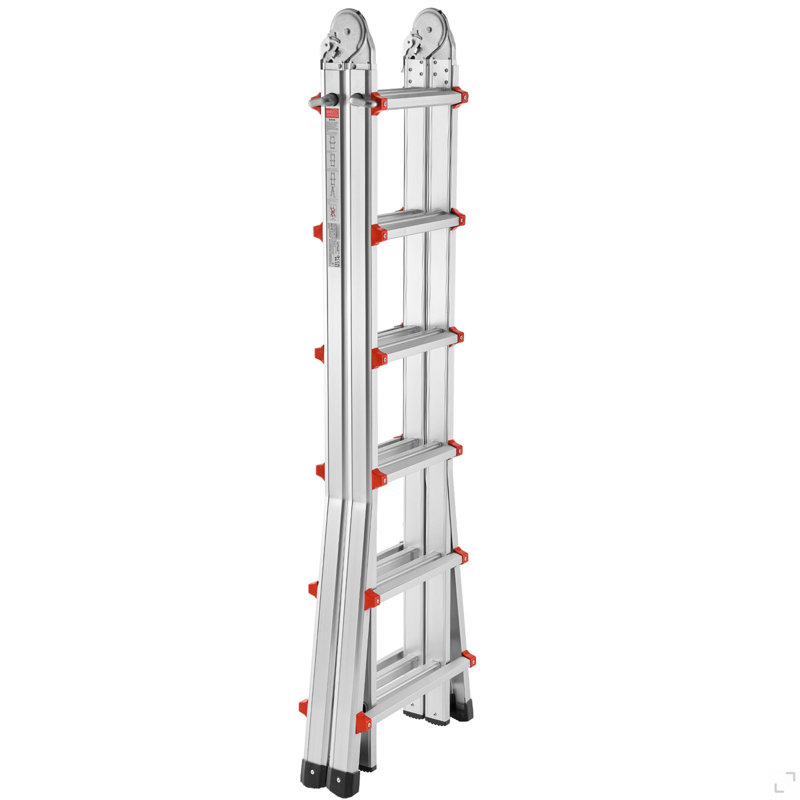 Échelle télescopique avec cadre à extension 20,5 pi / 6230 mm multifonctionnel pour les devoirs