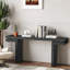 Console très large 66 "en placage de bois véritable-1614180666