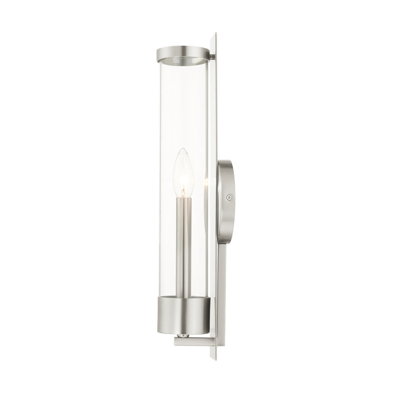 Dimmable Bath Sconce, Brushed Nickel