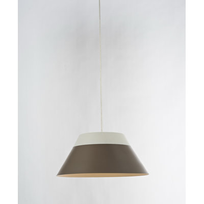 Luminaire suspendu 1 lumière à cône simple