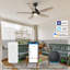 48-Inch  5-Blade Smart Ceiling Fan with Light-1088489479