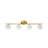 Ivory White Glass Globe Dimmable Vanity Light-334454603
