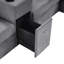 Canapé modulaire personnalisable avec porte-gobelets intégrés et tiroir de rangement
