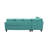 Velvet L-Shaped Sectional Left Hand Facing-97430000