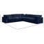Canapé modulaire en velours réversible Cozy-25188490