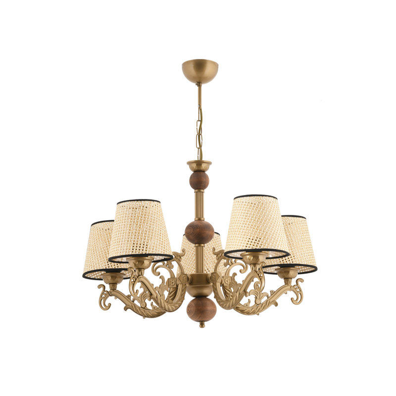 Chandelier, Or / blanc / crème