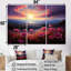 «Pink Crimson Flower S Embrace II», ensemble de reproductions d'art mural-107754810-107754814