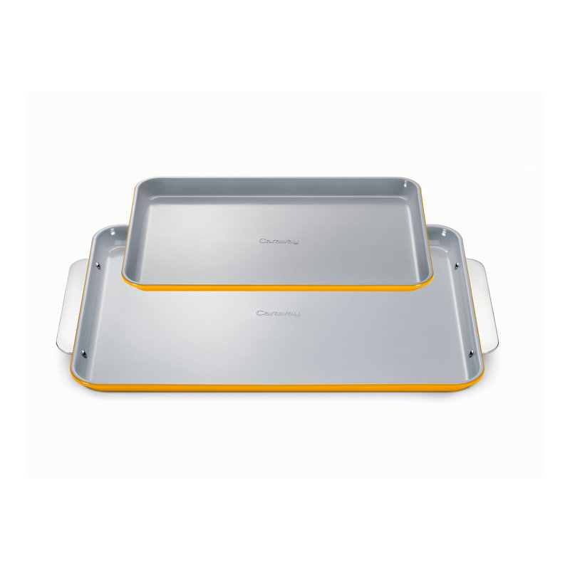 Caraway Duo de plaques de cuisson antiadhésives en céramique, Souci