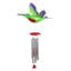 Carillon à vent Hummingbird de 10 po x 9 po Exhart Solar WindyWings